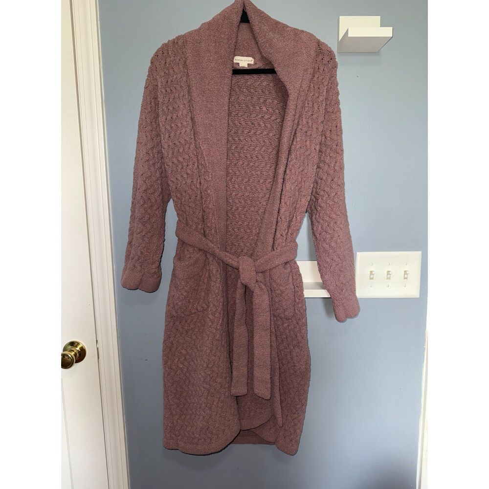 Sunday Citizen Mauve Snug Waffle Belted Robe | Size S/M | Spa, Resort, Comfort